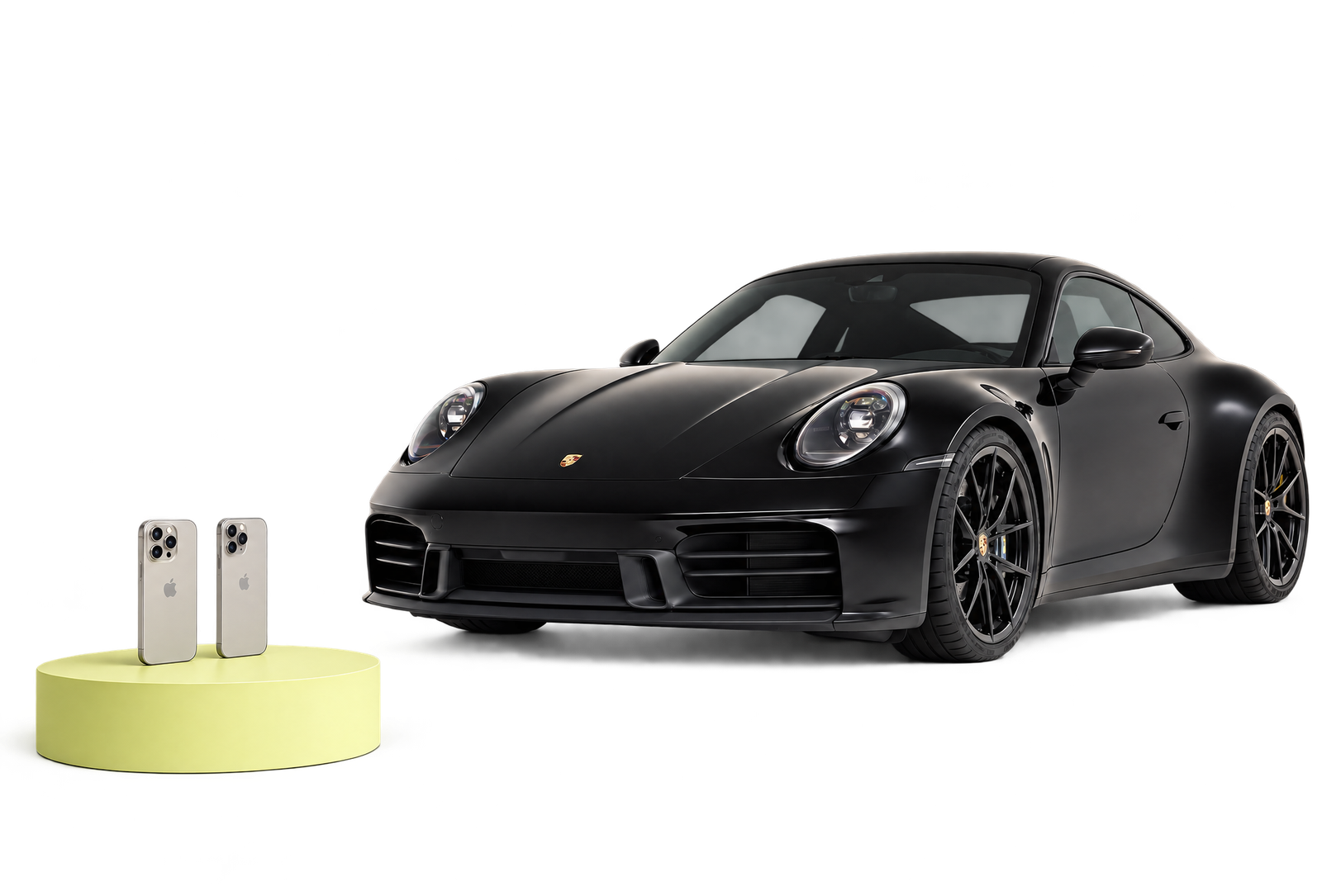Season prizes: a Porsche for first place, an iPhone 18 for second and third